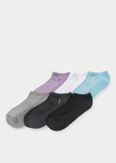 Women's Polo Ralph Lauren Low-Profile Sport 6-Pack Socks | 579241WTK